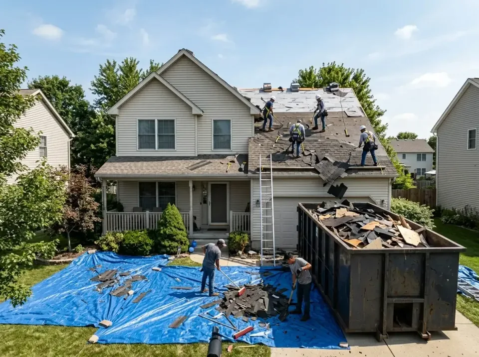 roof-replacement-debris-remova-004 — frequently asked questions, Cheapest Dumpster Rentals in Bentonville, AR